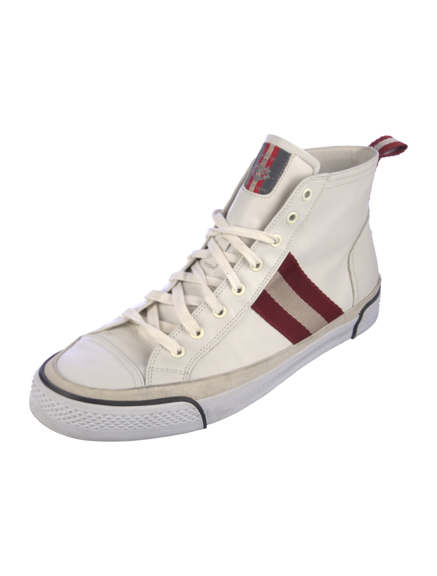 Bally Leather Printed Sneakers