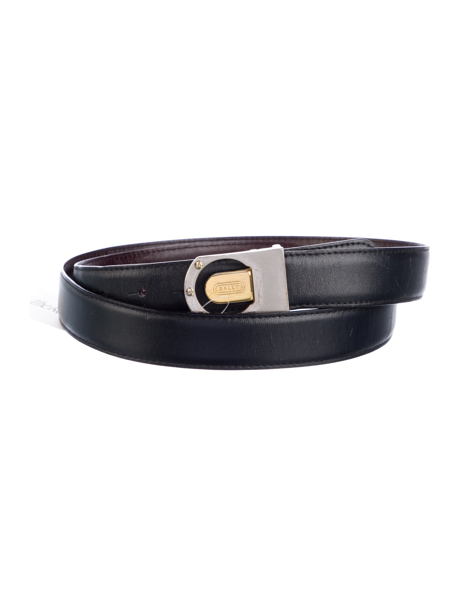 Bally Skinny Leather Belt