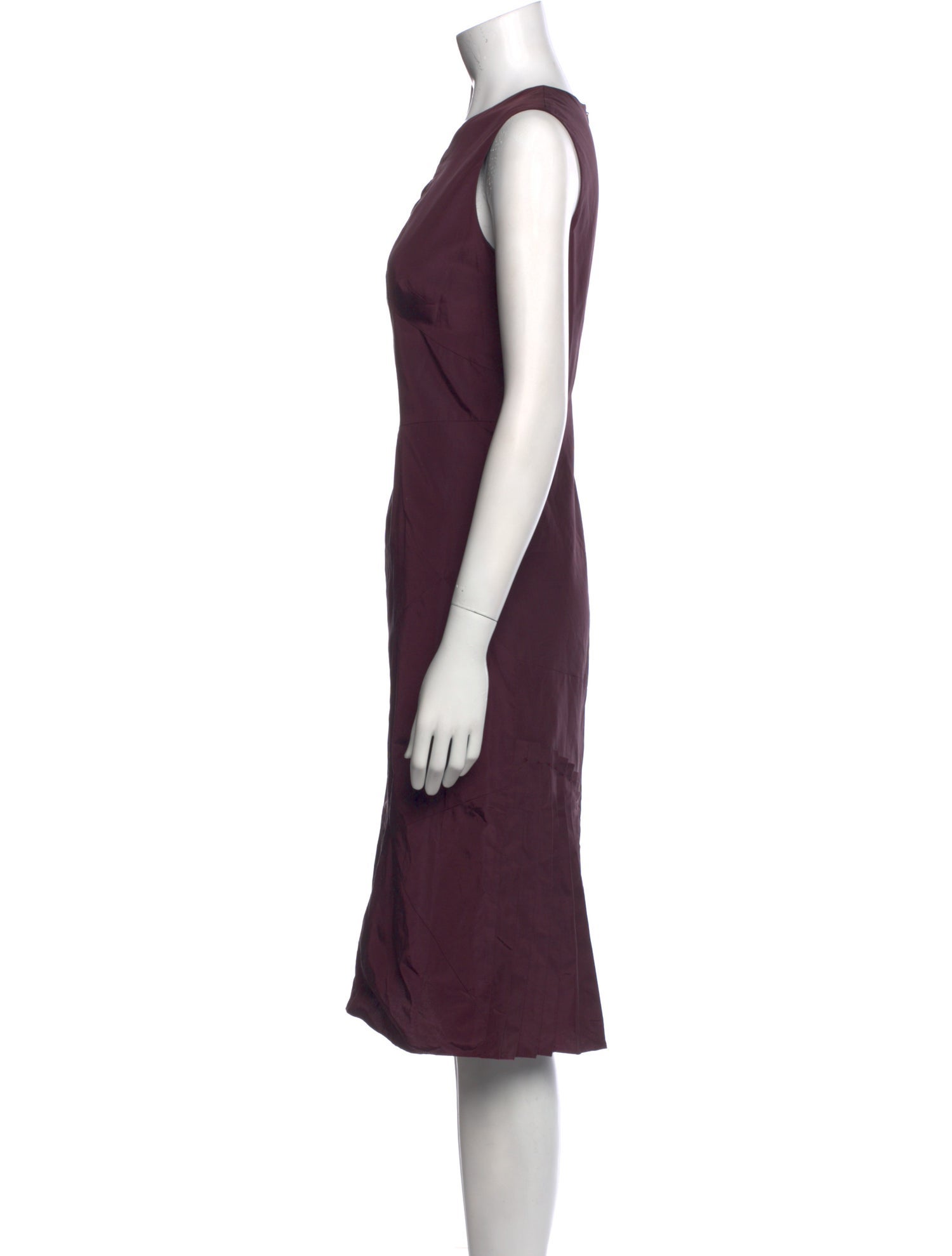 Bally V-Neck Midi Length Dress