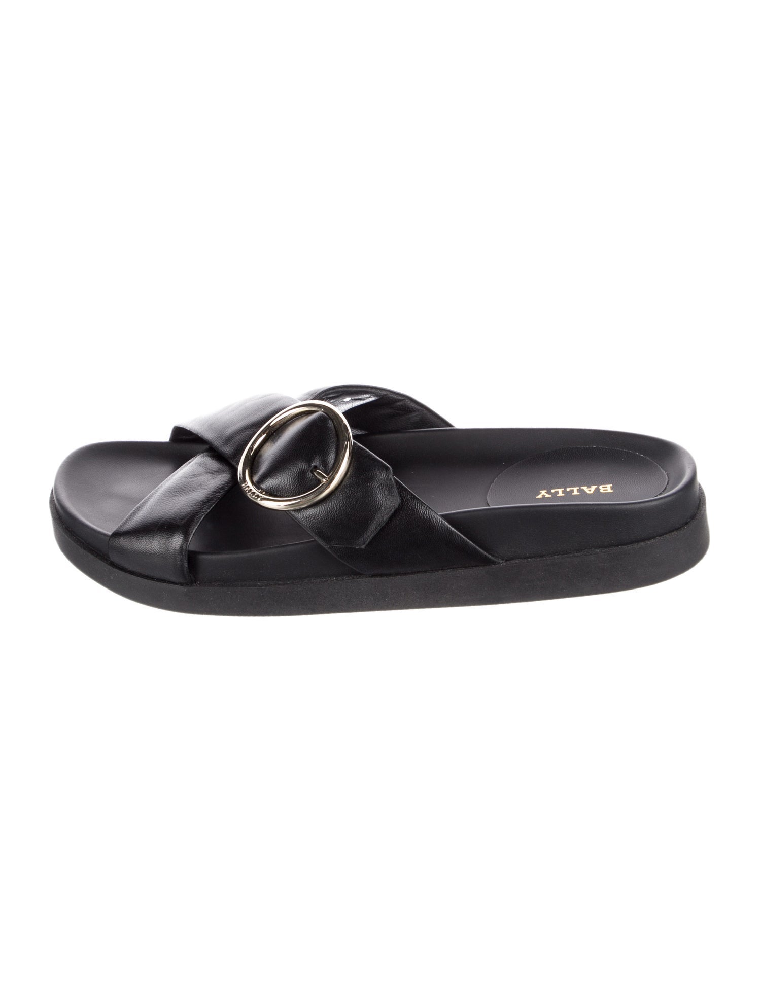 Bally Leather Slides