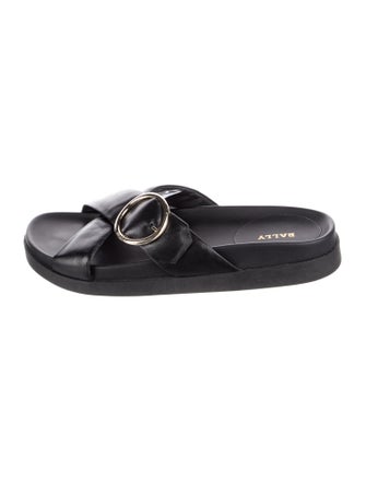 Bally Leather Slides