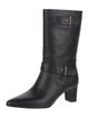Bally Leather Moto Boots