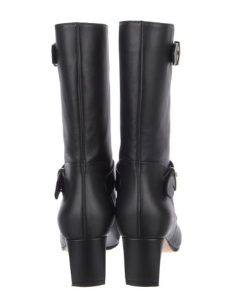 Bally Leather Moto Boots
