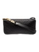Bally Embossed Leather Shoulder Bag