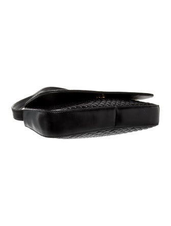 Bally Embossed Leather Shoulder Bag