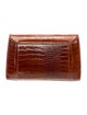 Bally Embossed Leather Clutch