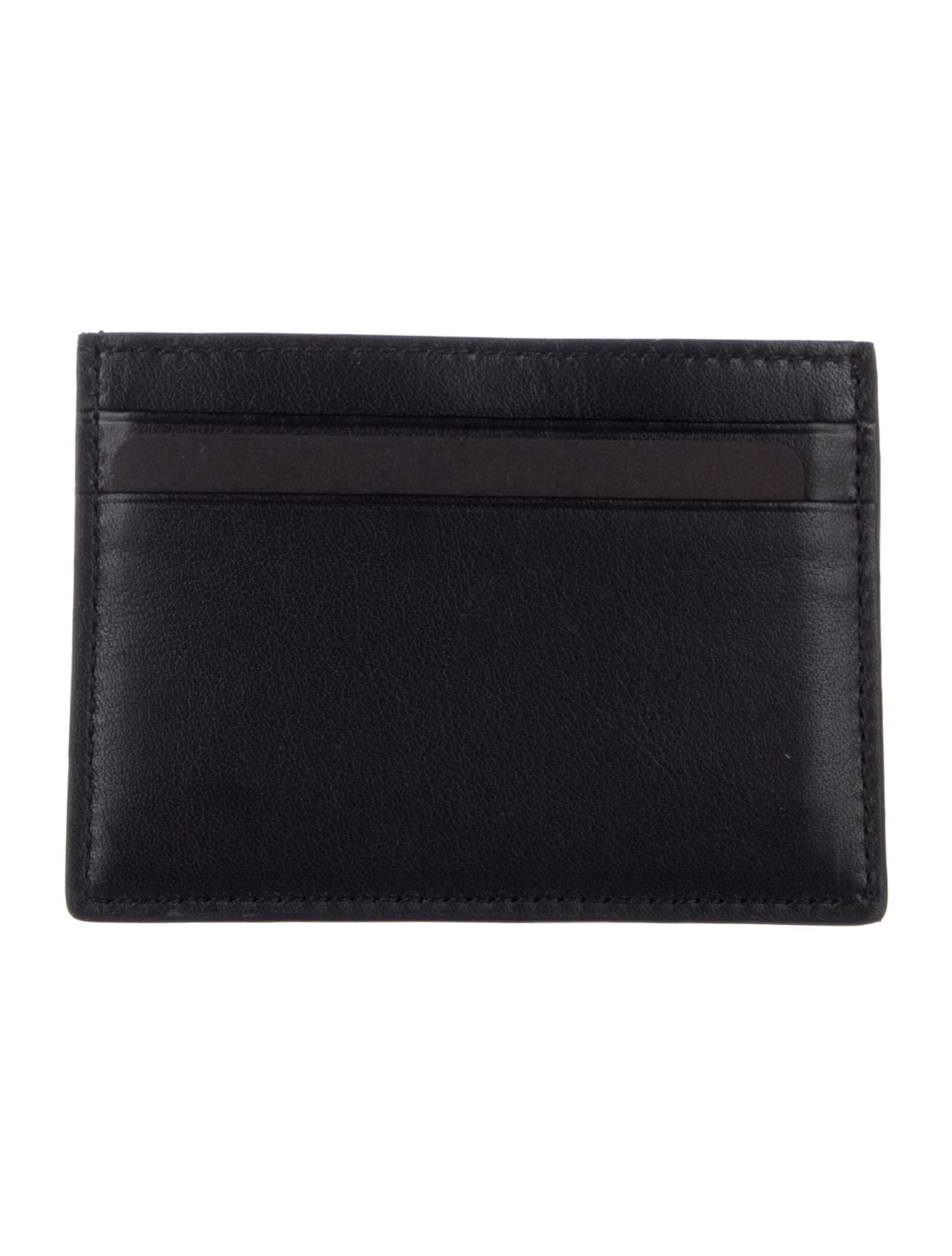 Bally Leather Graphic Print Card Holder