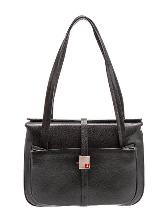 Bally Leather Top Handle Bag