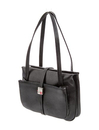 Bally Leather Top Handle Bag