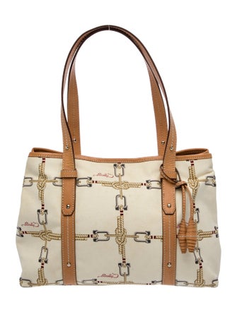 Bally Canvas Shoulder Bag