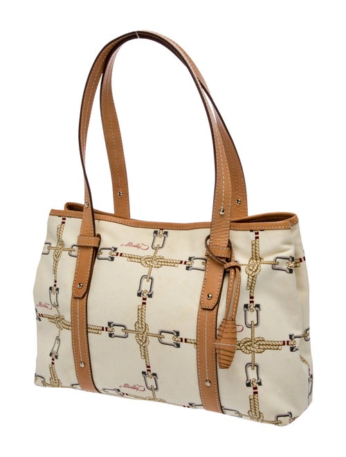 Bally Canvas Shoulder Bag