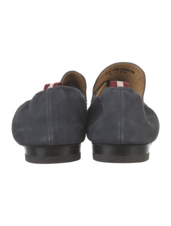 Bally Suede Dress Loafers