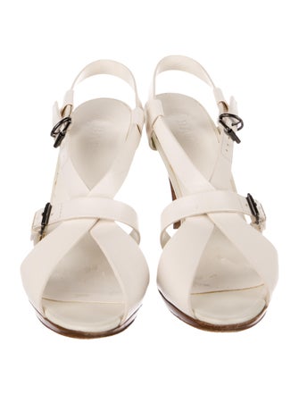 Bally Leather Slingback Sandals