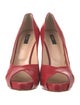 Bally Leather Bow Accents Pumps