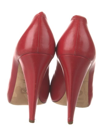 Bally Leather Bow Accents Pumps