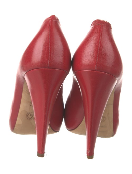 Bally Leather Bow Accents Pumps