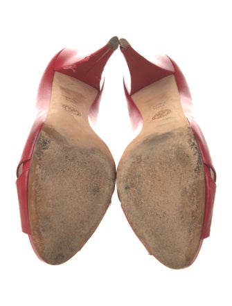 Bally Leather Bow Accents Pumps