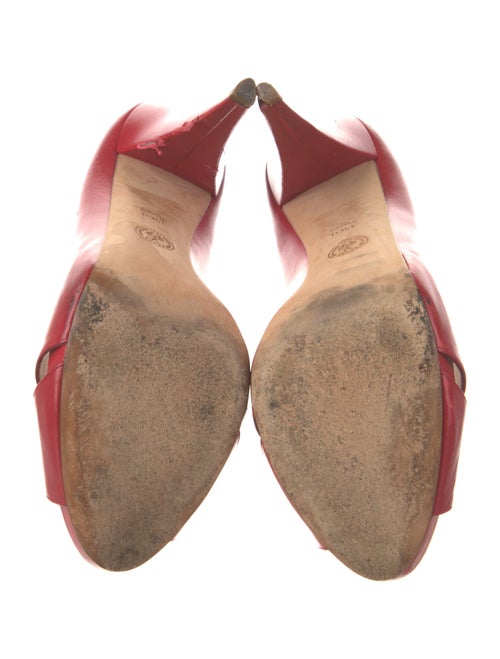 Bally Leather Bow Accents Pumps