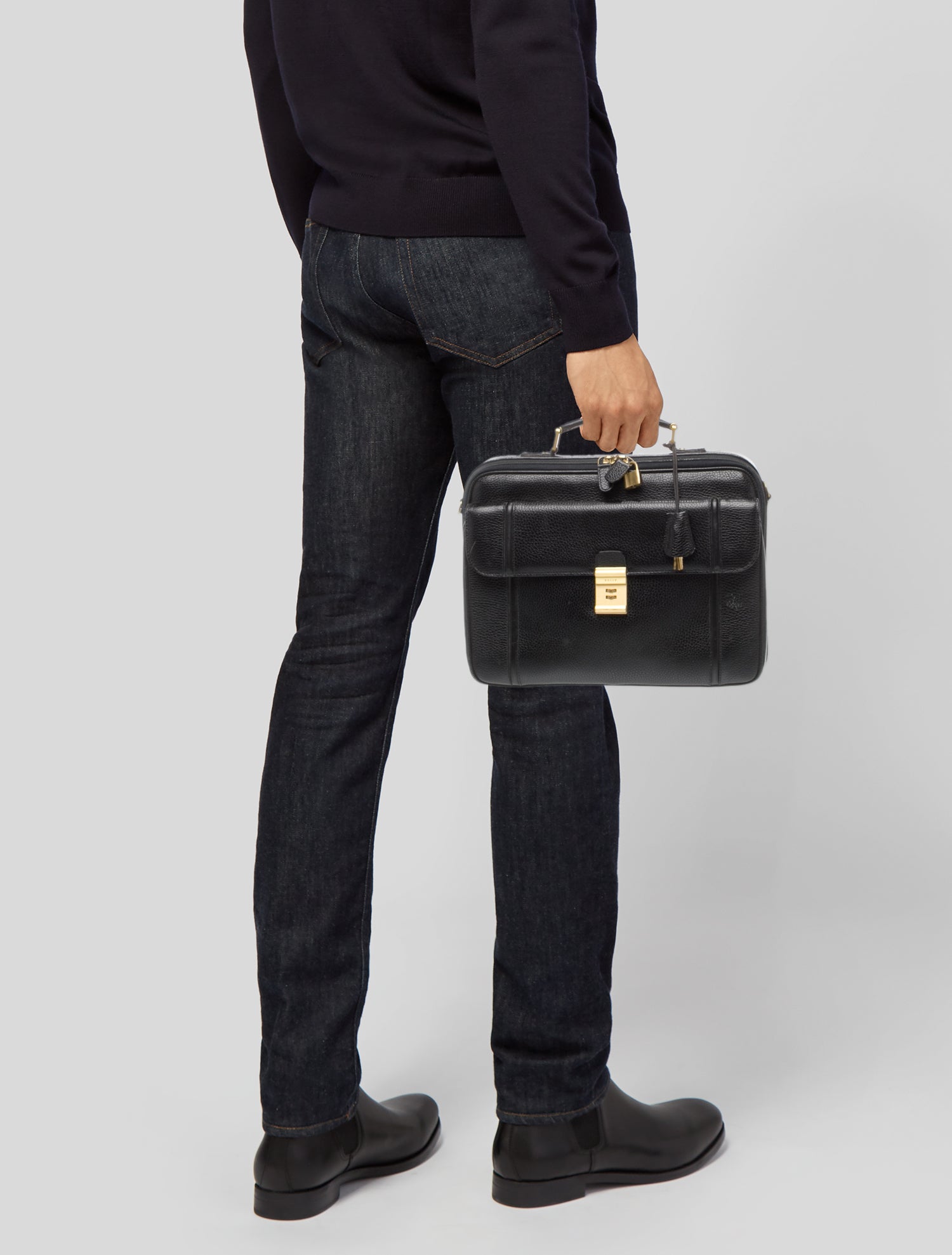 Bally Leather Briefcase
