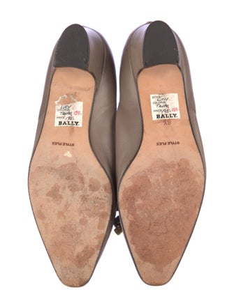 Bally Leather Bow Accents Pumps