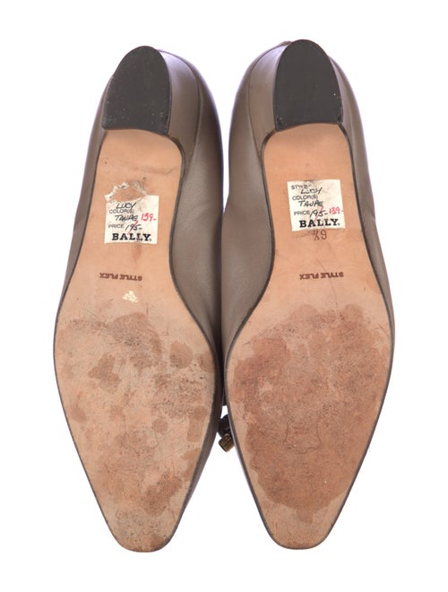 Bally Leather Bow Accents Pumps