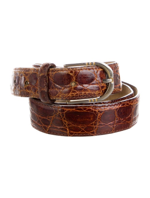 Bally Skinny Leather Belt