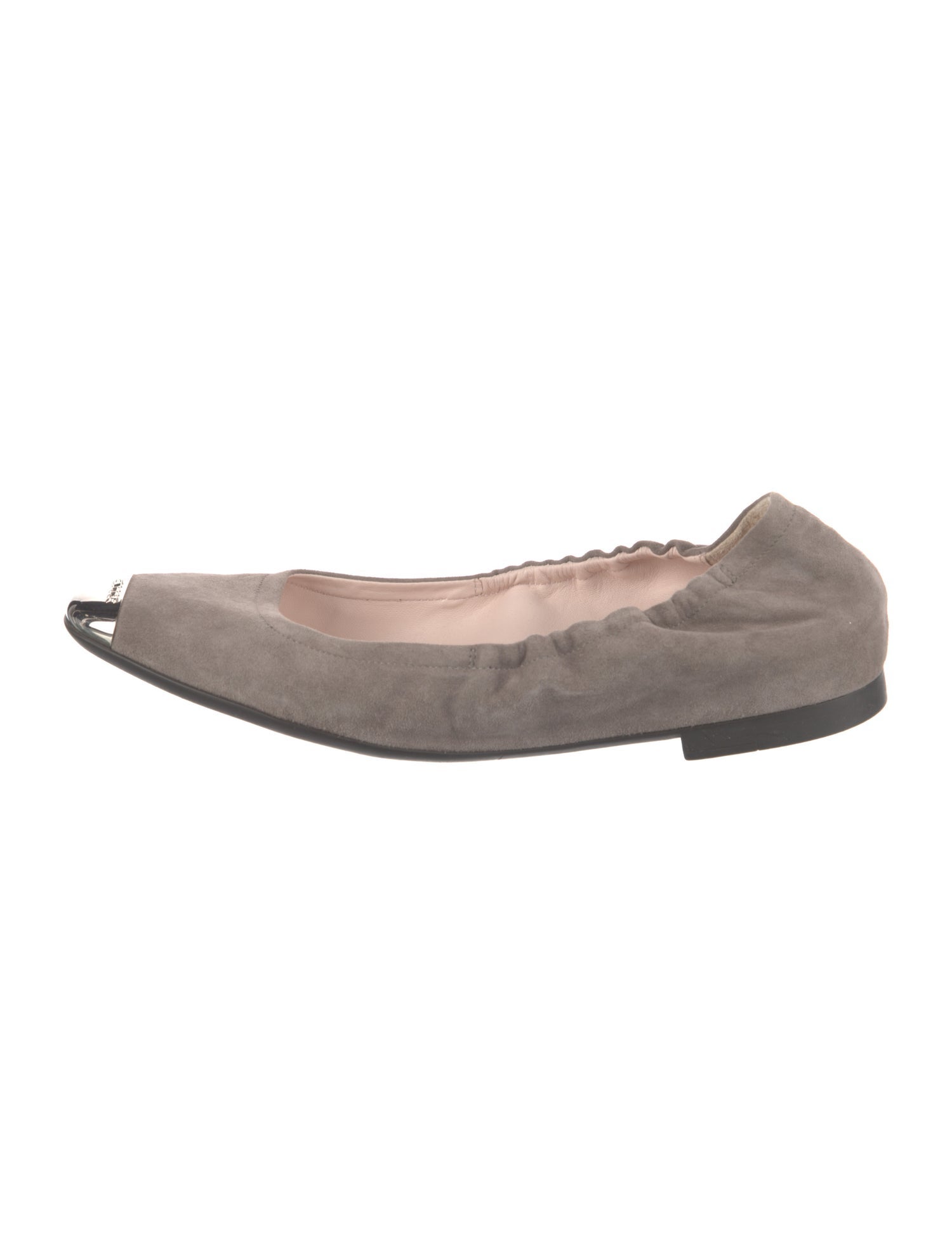 Bally Suede Ballet Flats