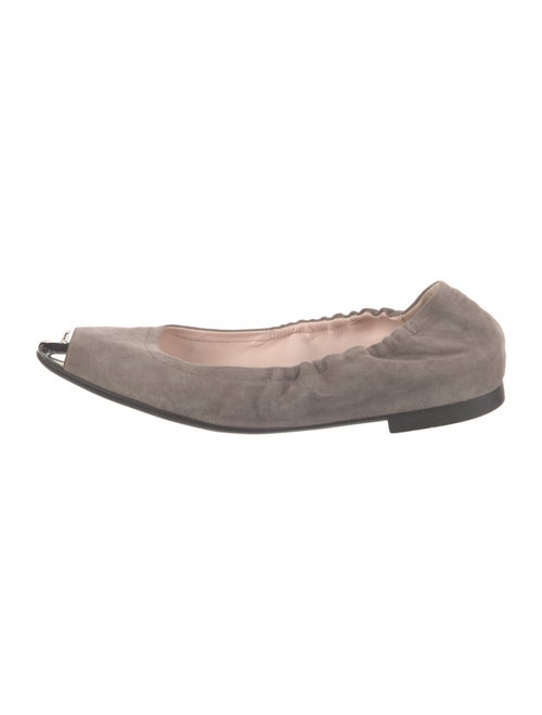 Bally Suede Ballet Flats
