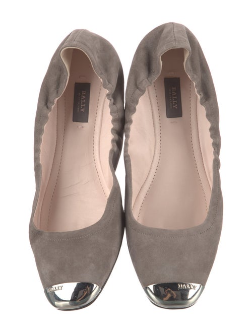 Bally Suede Ballet Flats