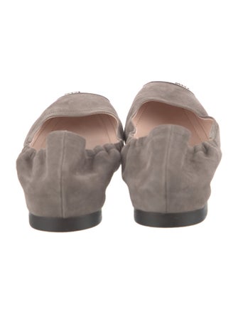 Bally Suede Ballet Flats