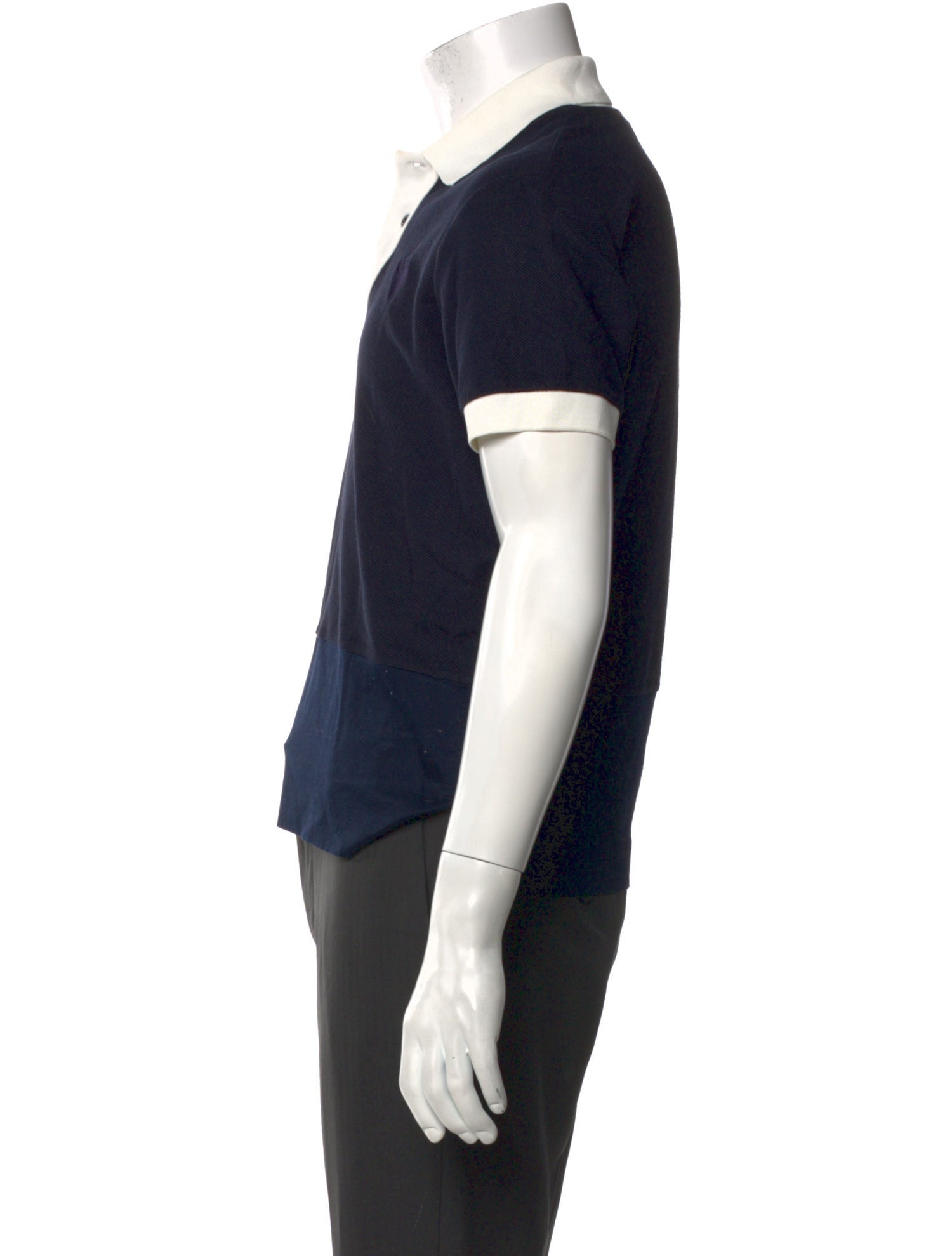 Bally Colorblock Pattern Collar Polo Shirt