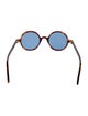 Bally Round Mirrored Sunglasses