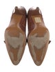 Bally Embossed Leather Animal Print Pumps