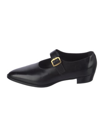 Bally Leather Mary Jane Flats