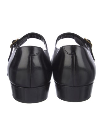Bally Leather Mary Jane Flats