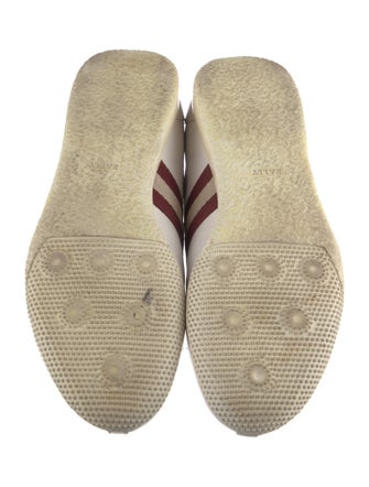 Bally Leather Grosgrain Trim Sneakers