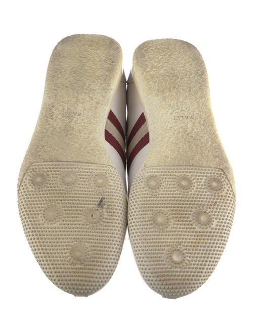 Bally Leather Grosgrain Trim Sneakers