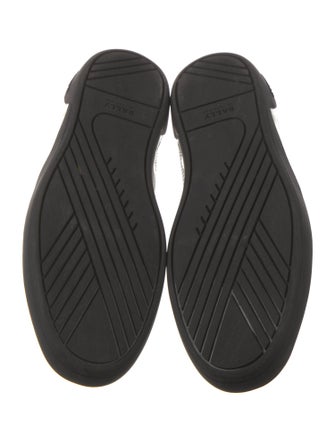 Bally Leather Colorblock Pattern Sneakers