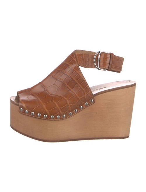 Bally Leather Slingback Sandals