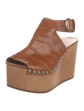 Bally Leather Slingback Sandals