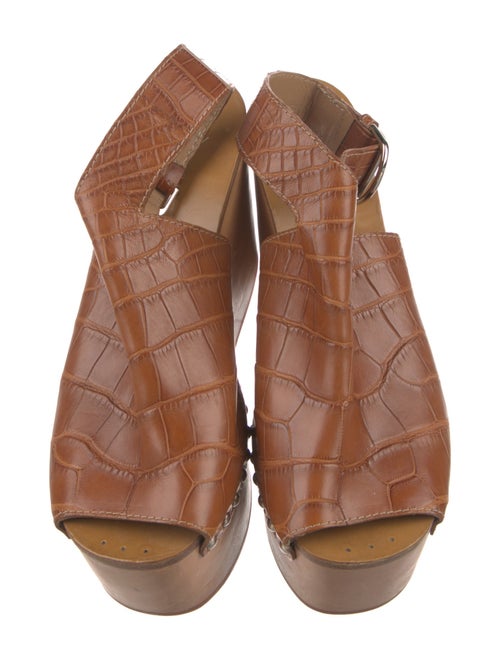 Bally Leather Slingback Sandals