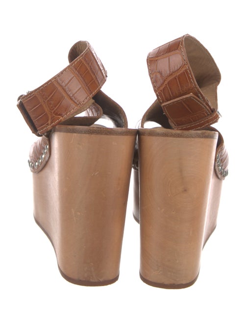 Bally Leather Slingback Sandals