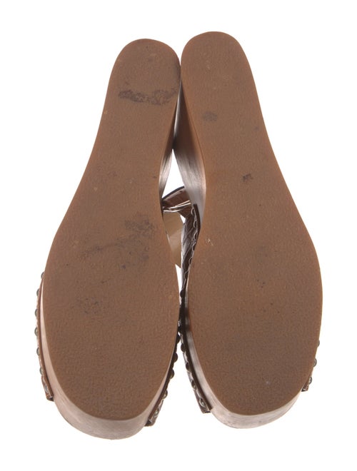 Bally Leather Slingback Sandals