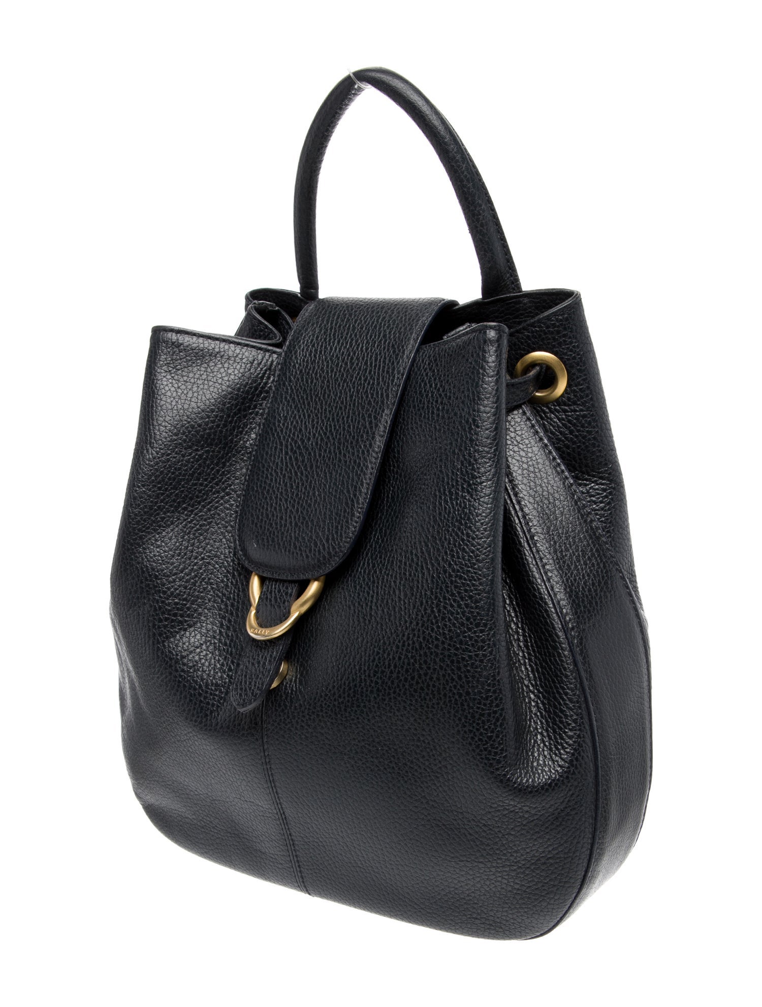 Bally Leather Bucket Bag