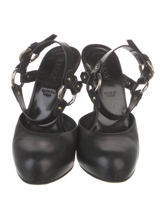 Bally Leather Slingback Pumps