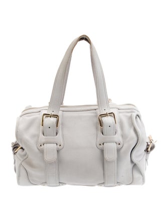 Bally Leather Top Handle Bag