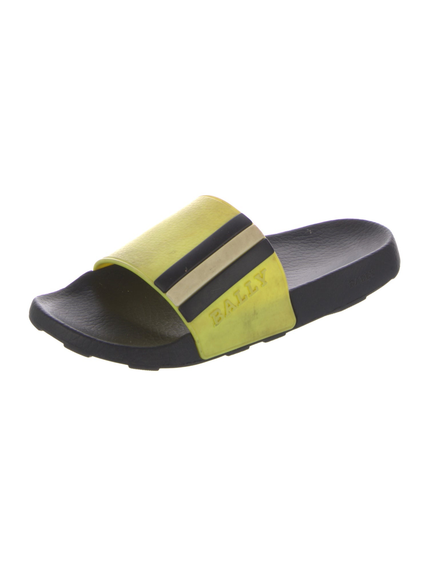 Bally Rubber Colorblock Pattern Slides
