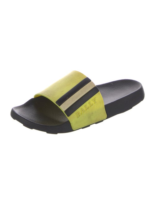 Bally Rubber Colorblock Pattern Slides