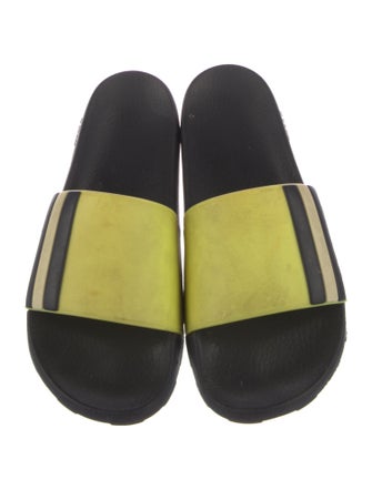 Bally Rubber Colorblock Pattern Slides