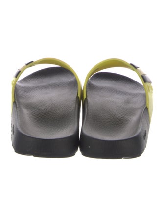 Bally Rubber Colorblock Pattern Slides